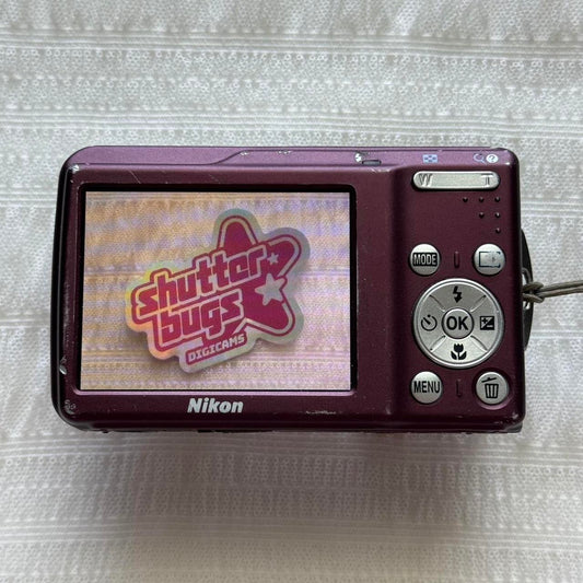 Nikon Coolpix S210 Plum Digital Camera