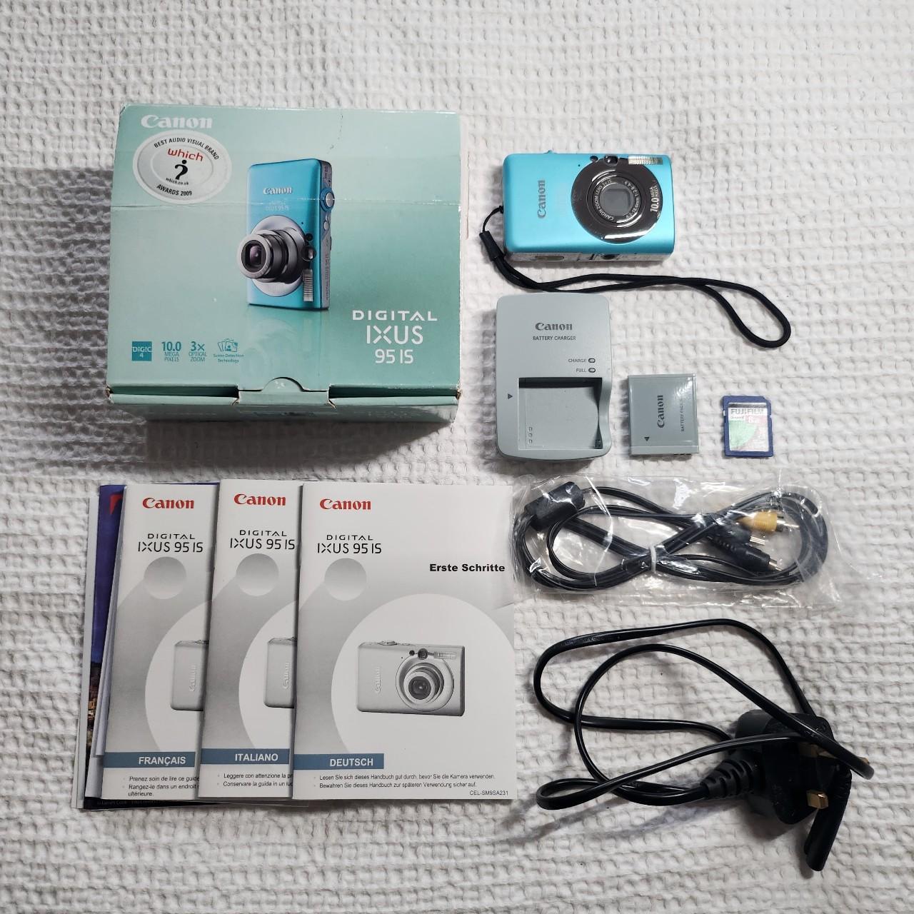MintGear™ blue canon ixus 95 is digital camera rare colour